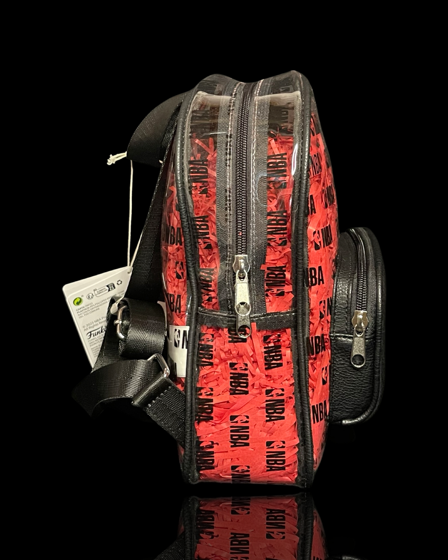 Loungefly: NBA Clear PVC Mini Backpack