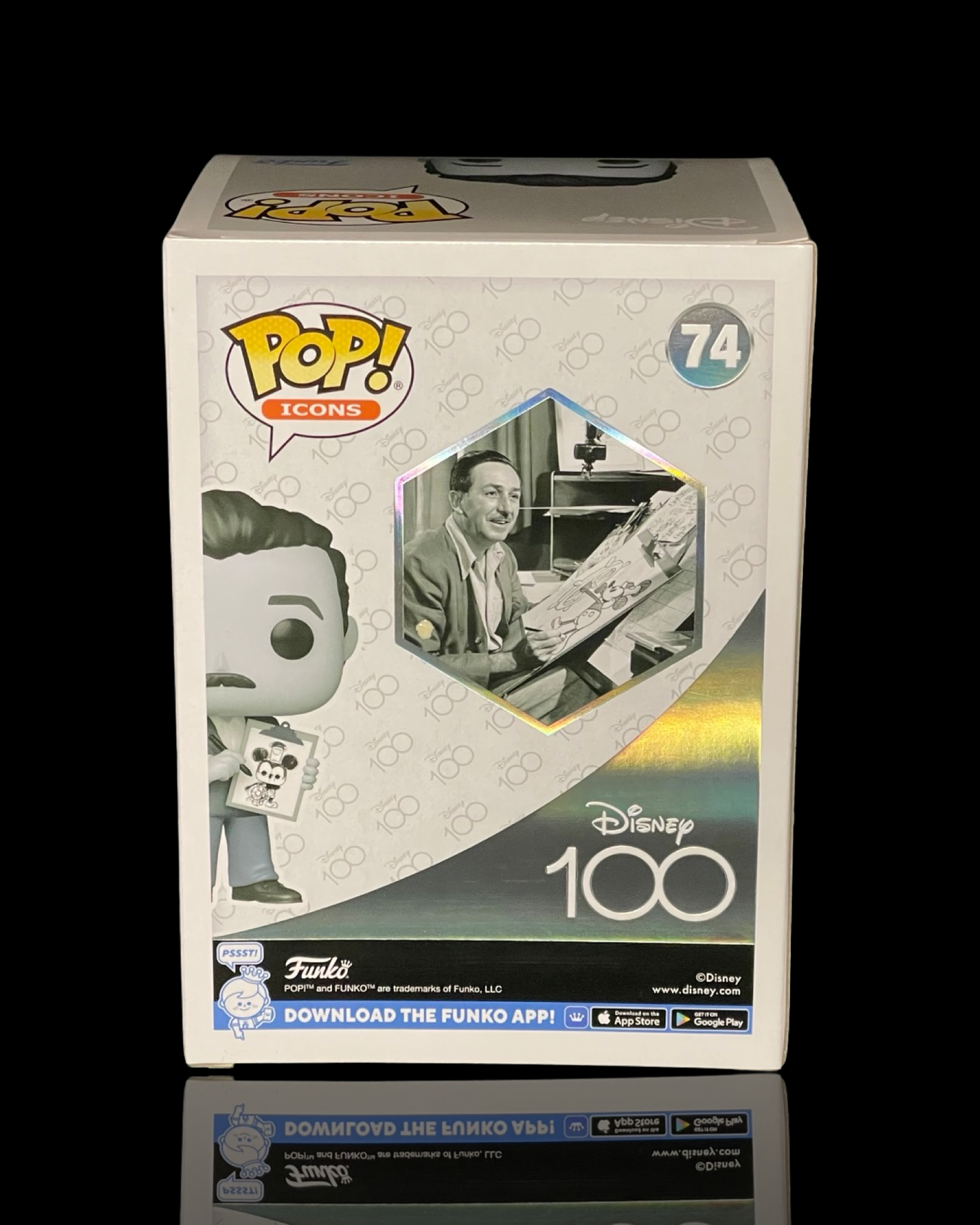 Disney 100: Walt Disney With Drawing