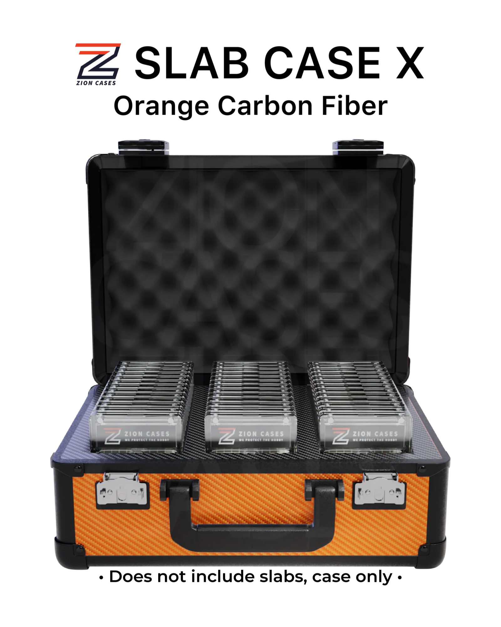 Zion Slab Case X - Orange Carbon Fiber – The Loot Cave LLC Zion Slab Case X - Orange Carbon Fiber – The Loot Cave LLC