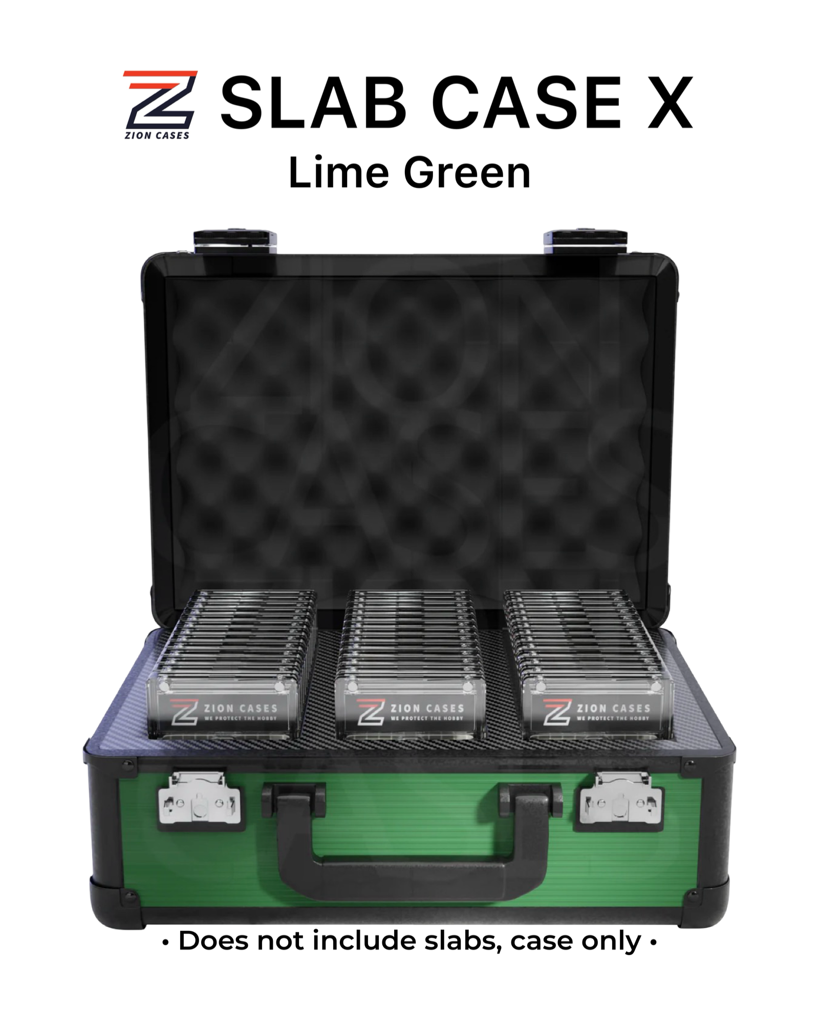 Zion Cases スラブケース X スラブケース Zion Slab Case X - Lime Green – The Loot Cave LLC