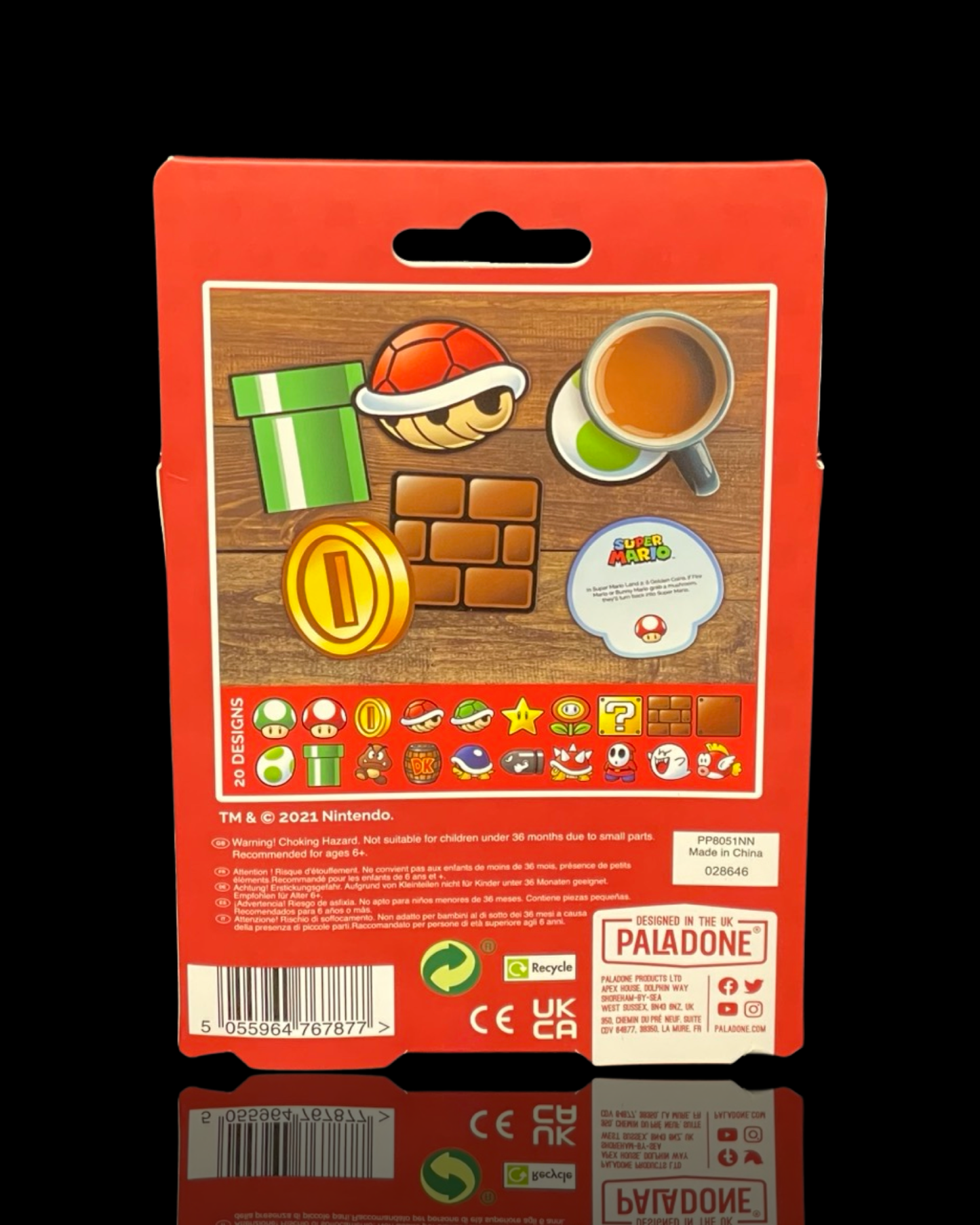 Super Mario Fun Fact Coasters