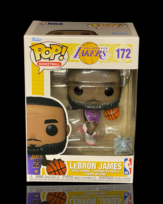 NBA: Lebron James Los Angeles Lakers (Purple Jersey)