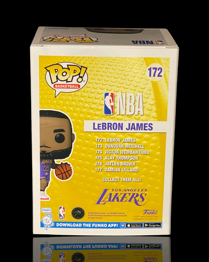 NBA: Lebron James Los Angeles Lakers (Purple Jersey)