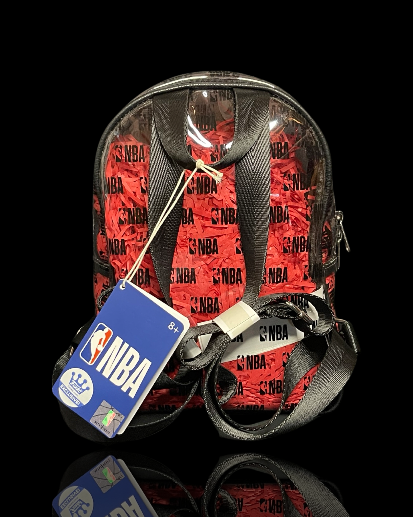 Loungefly: NBA Clear PVC Mini Backpack
