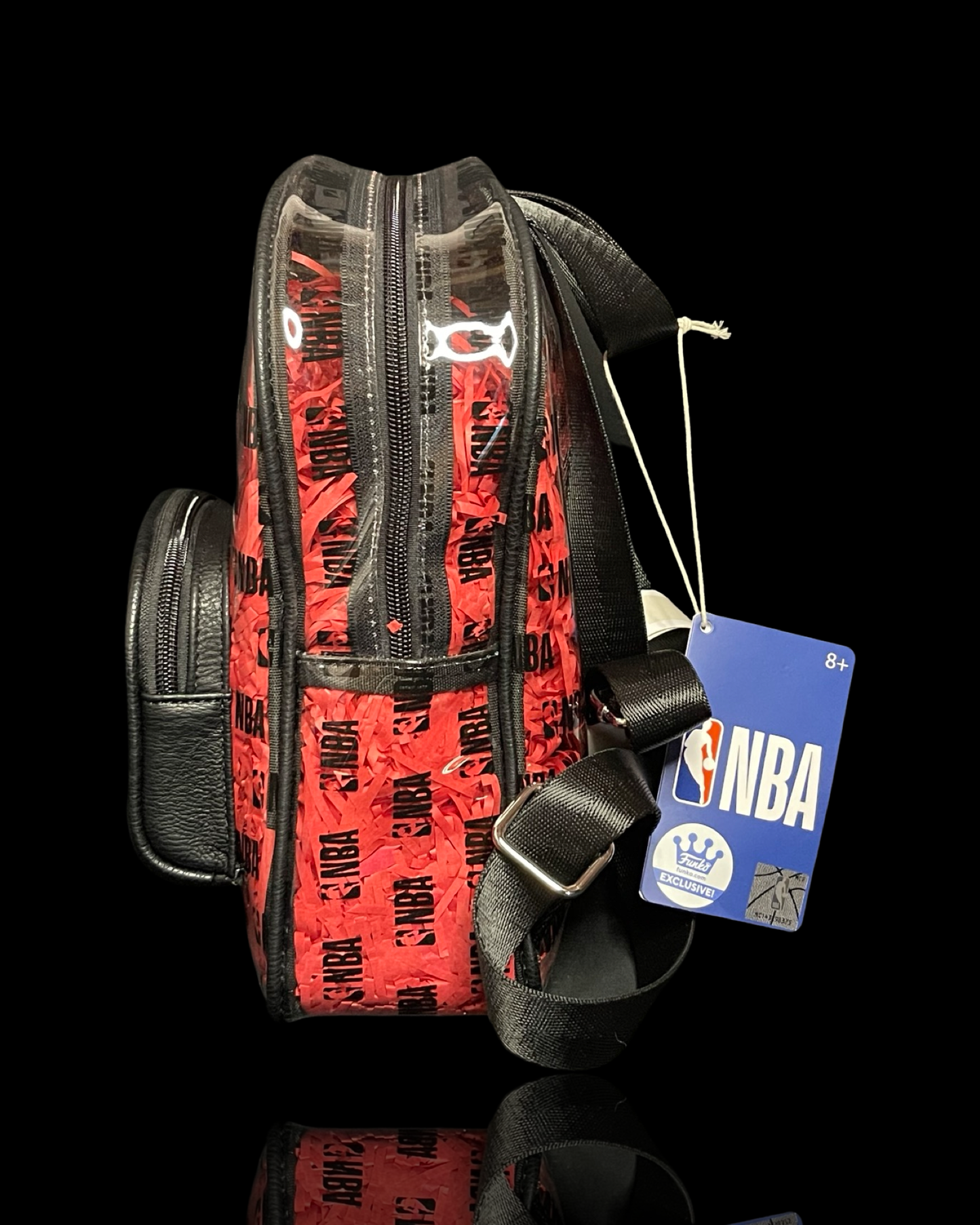 Loungefly: NBA Clear PVC Mini Backpack