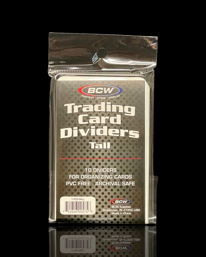 BCW: Trading Card Dividers (Tall)