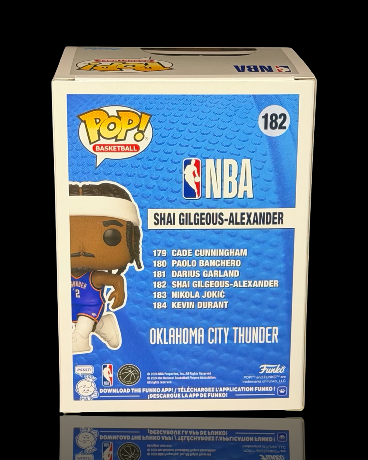 NBA: Shai Gilgeous-Alexander Oklahoma City Thunder (Blue)