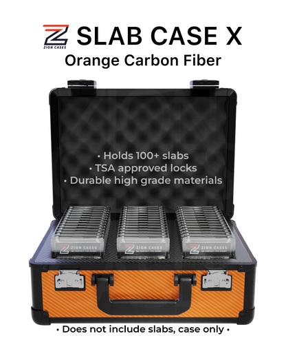 Zion Slab Case X - Orange Carbon Fiber