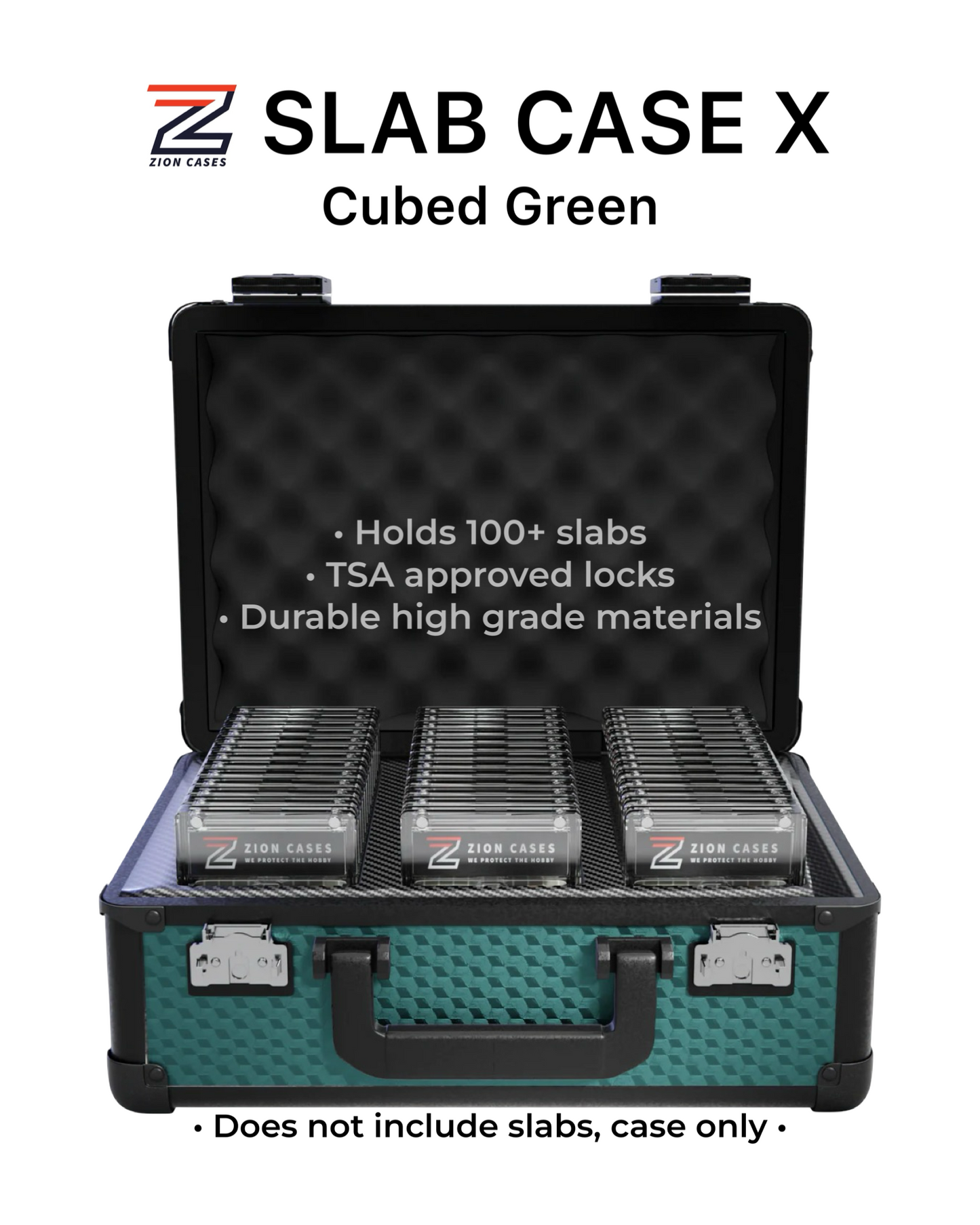Zion Slab Case X - Cubed Green