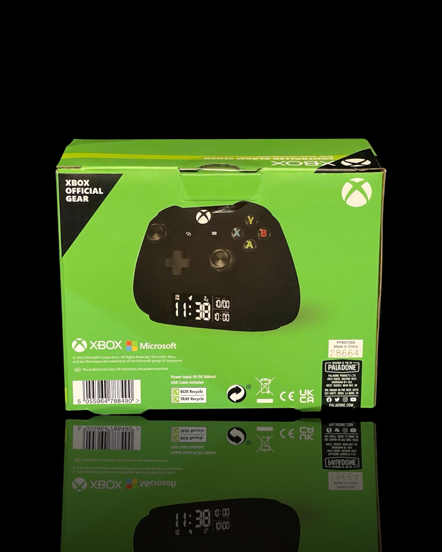 Xbox Controller Black Alarm Clock