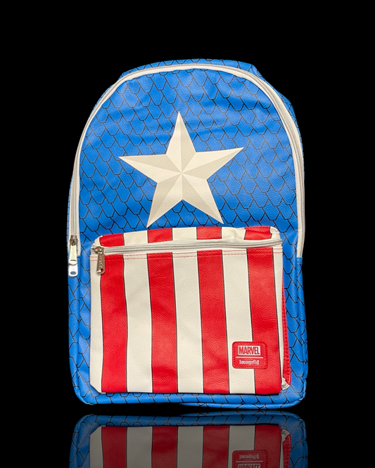 captain america endgame hero mini-backpack Avengers Marvel Mini Backpack Backpack LA In 1941 Captain America Endgame Hero Mini-Backpack