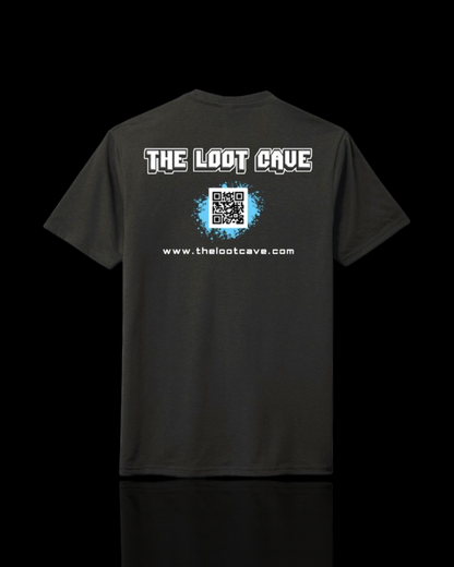 The Loot Cave T-Shirt: Eat, Sleep, Collect, Repeat (Black)